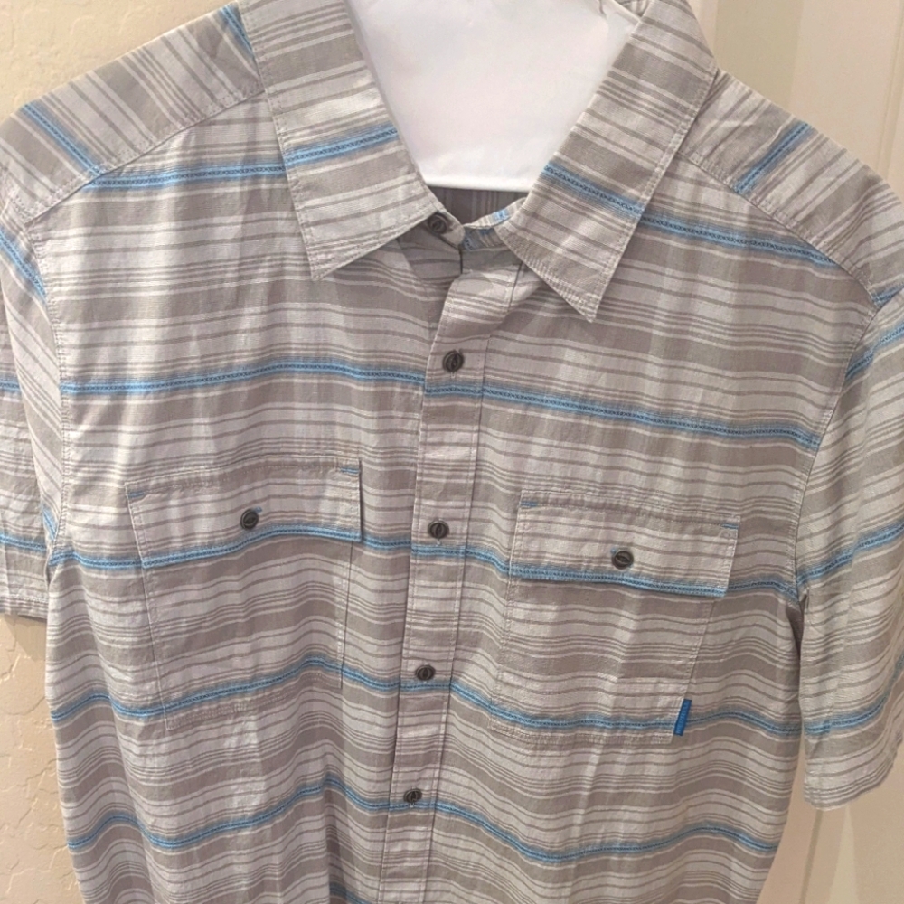 Merrell button up short sleeve men's shirt